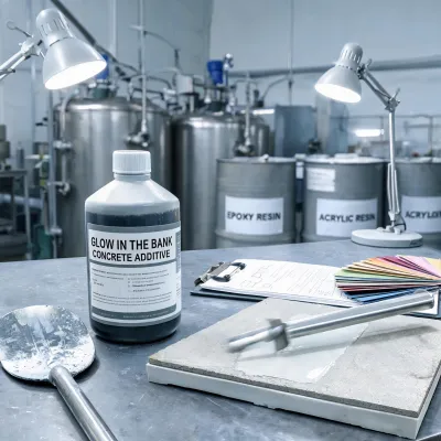 glow in the dark concrete additive